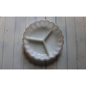 Milk Glass Platter